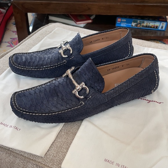salvatore ferragamo python shoes